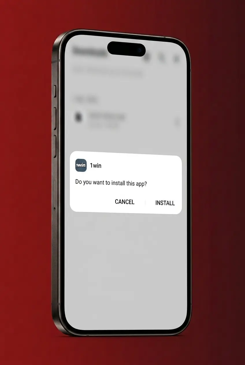 1win Crazy Time APK download steps for Android showing settings to enable unknown app installs