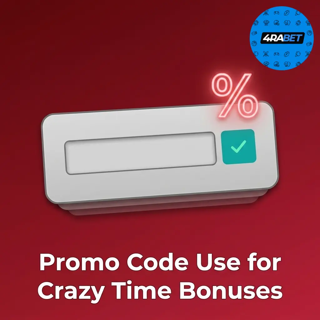 Player entering promo code for extra Crazy Time bonus value during registration or profile setup