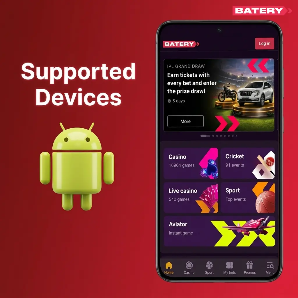 Android devices from budget to flagship models supporting Batery Crazy Time app, tested across 10 handsets from 2020 to 2025