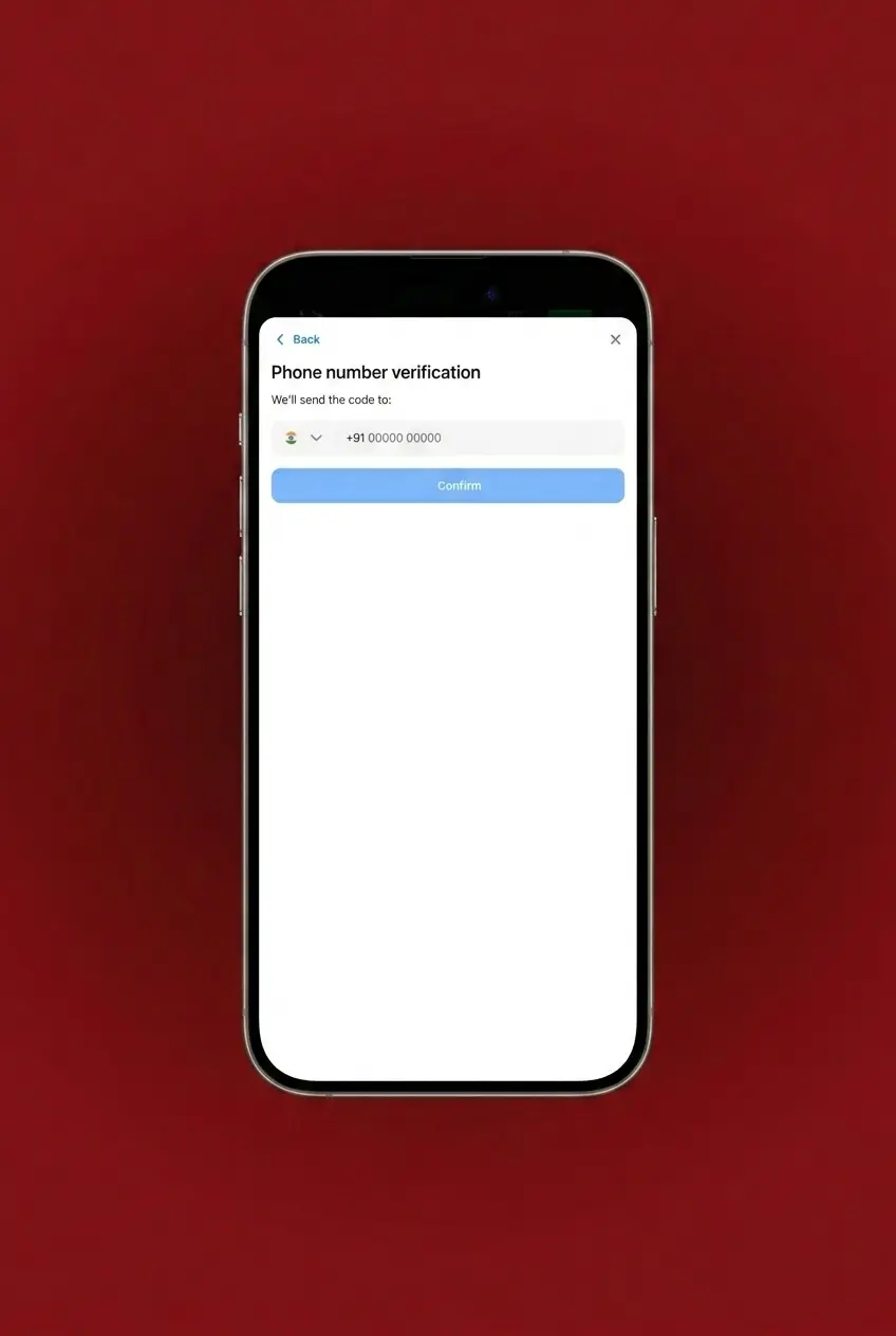1win app home screen showing steps to register and start playing Crazy Time live casino game in INR