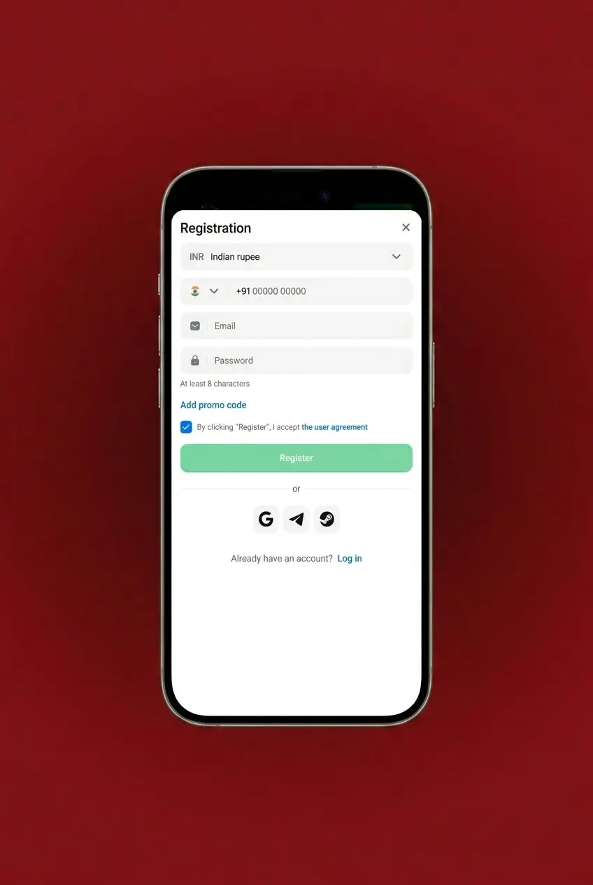 Step-by-step guide to starting Crazy Time on the 1win app, from registration to joining a live casino round