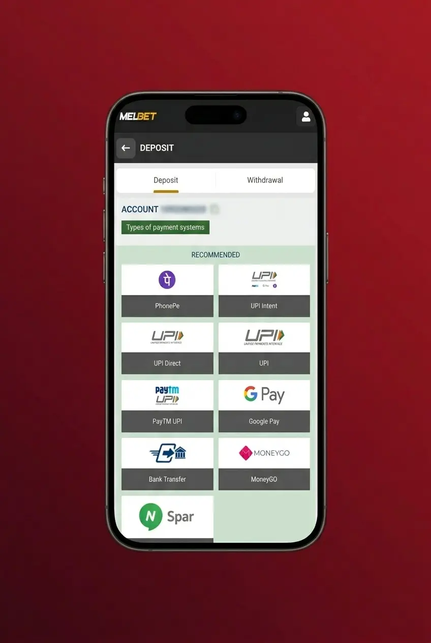 Melbet app home screen showing steps to register and start playing Crazy Time in the live casino section