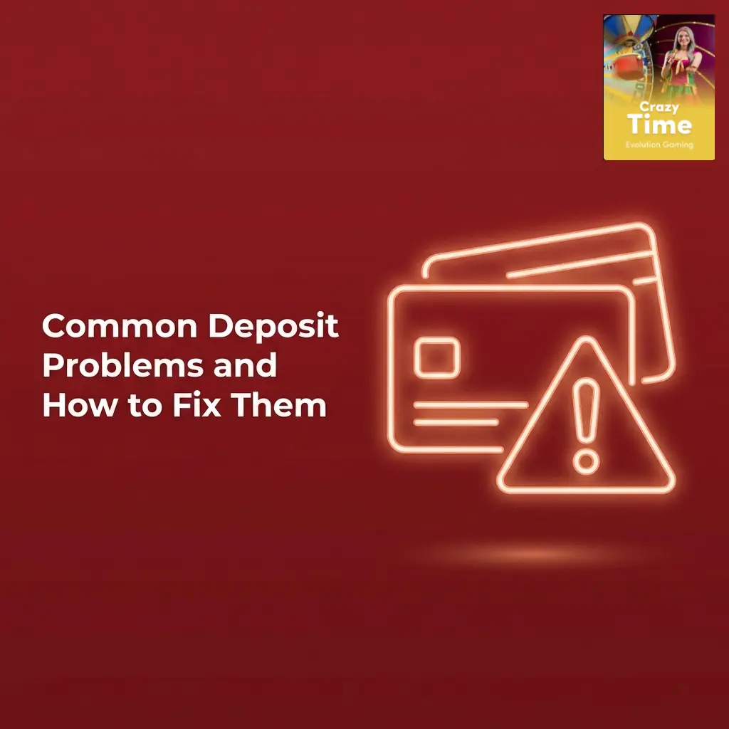 Crazy Time deposit problems and fixes including bank blocks, UPI timeout, crypto delay, and KYC holds for Indian players