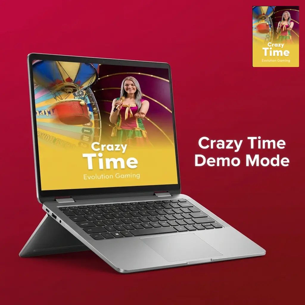 Crazy Time live game show demo mode overview with spectator access and low-stakes 10 INR betting options