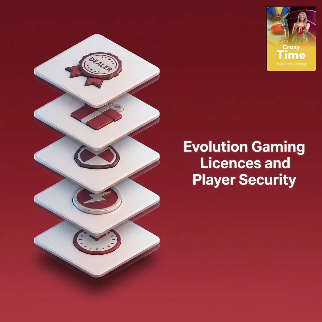 Evolution Gaming MGA and UKGC licences with RNG certification, SSL encryption, and player security features for Indian players