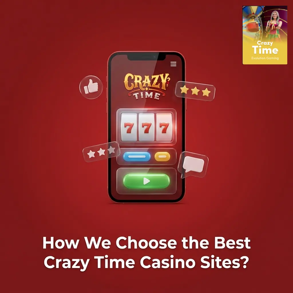 Criteria used to evaluate and choose the best Crazy Time casino sites for Indian players including licences and payment methods