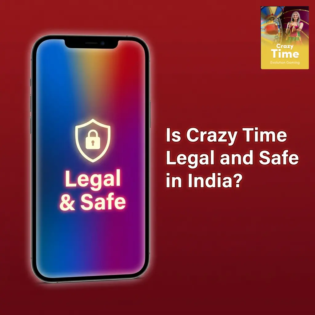 Crazy Time legal and safe online casino India with SSL encryption licensed platforms INR deposits