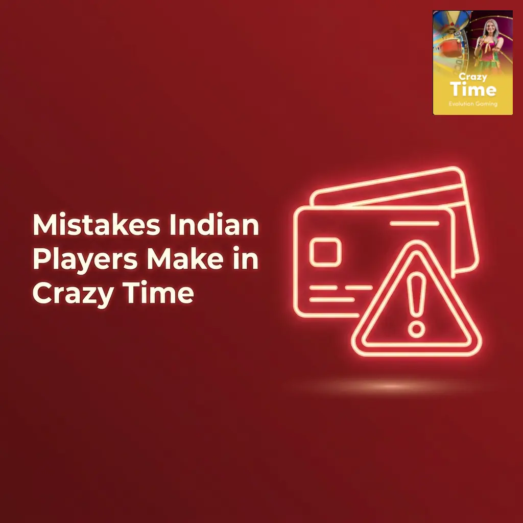 Indian players making common Crazy Time mistakes including chasing losses, skipping demos, and ignoring RTP details