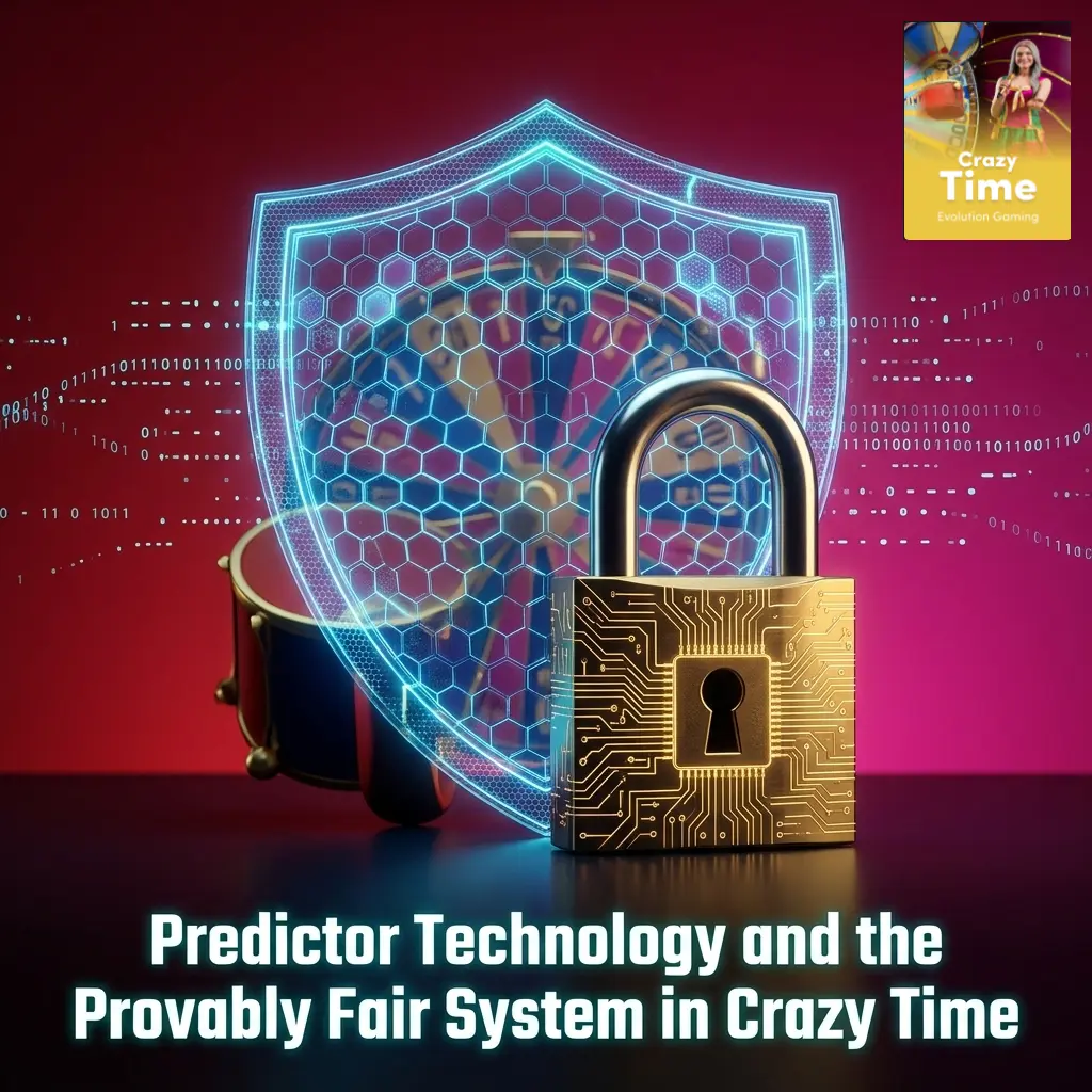 Crazy Time Provably Fair RNG system ensuring tamper-proof spin results independent of predictor tools