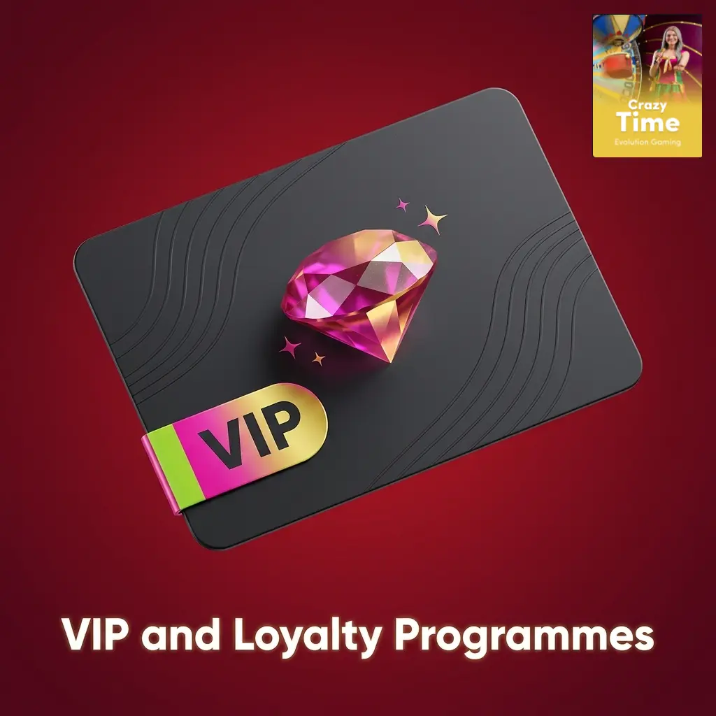 VIP and loyalty programme tiers rewarding Crazy Time players with points, bonuses, and exclusive perks at Indian casinos