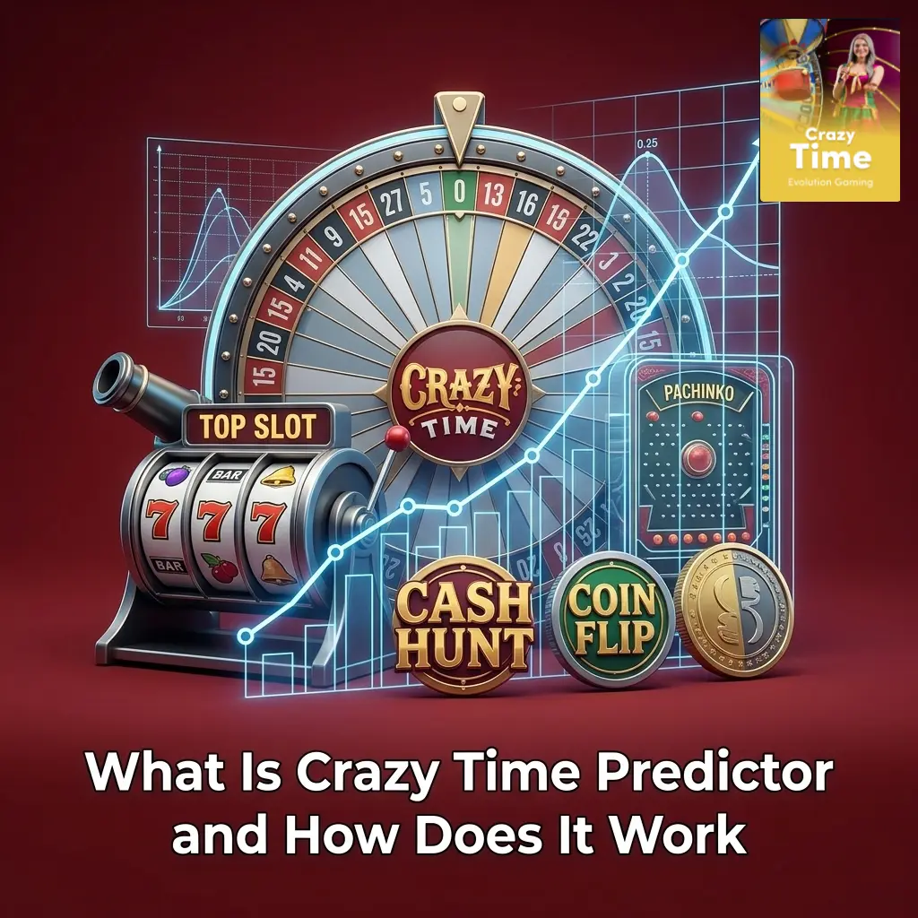 Crazy Time Predictor software interface showing probability models and segment hit rates for casino game betting analysis