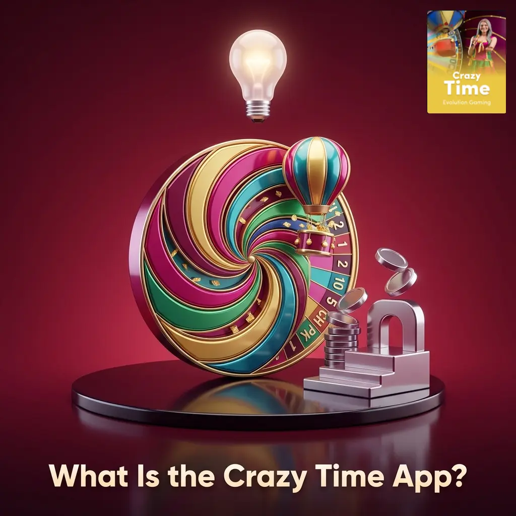 Crazy Time live casino game streaming on a mobile app with HD wheel, INR betting, and bonus rounds