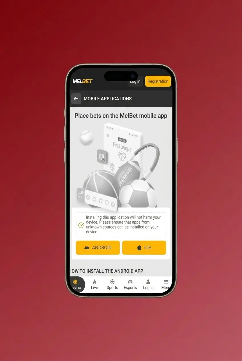 Melbet Crazy Time APK installation steps on Android 5.0+ device showing download and setup process