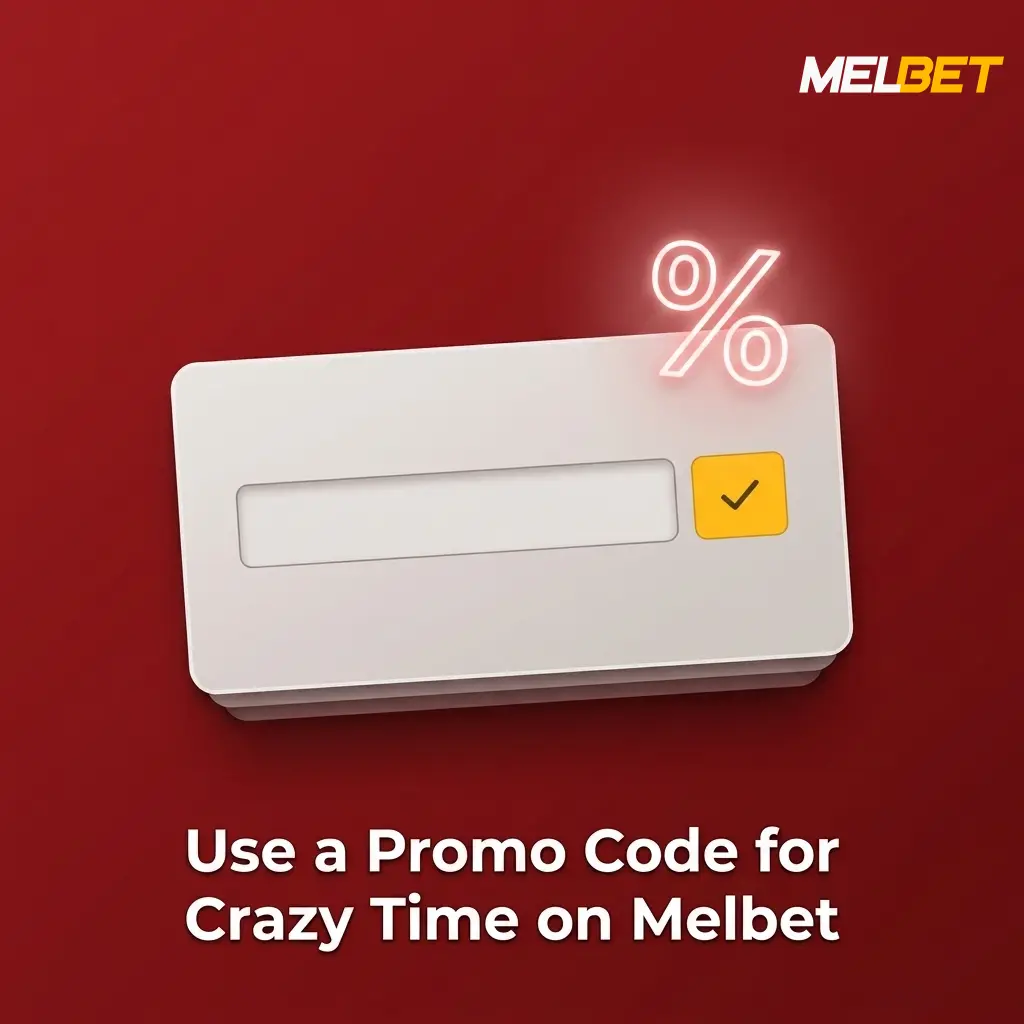 Melbet Crazy Time promo code MBBONUS entry field during registration for welcome bonus activation