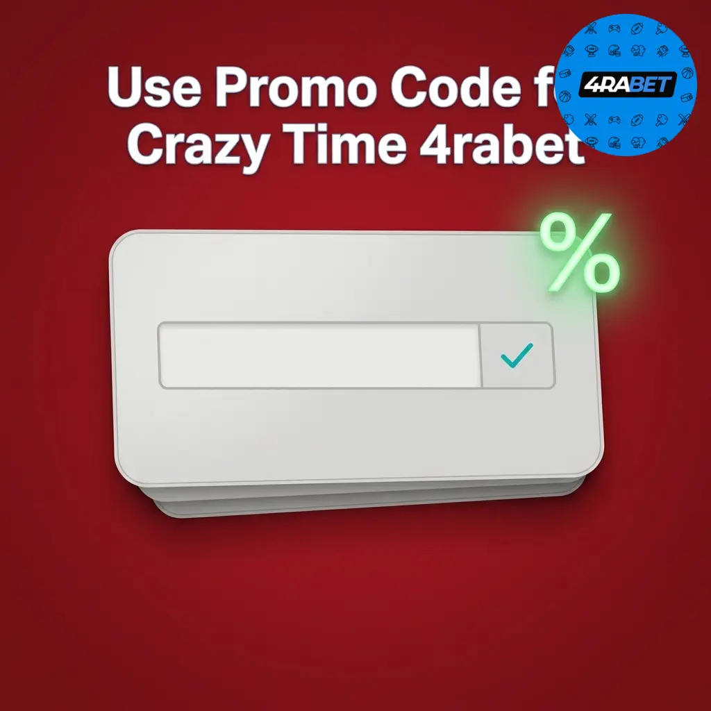 4rabet promo code for Crazy Time offering 150% welcome bonus up to ₹10,000 and 200 free spins on registration